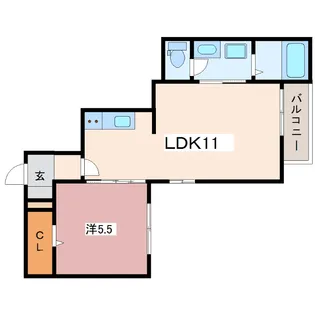 Villa CREST【3階】の間取り