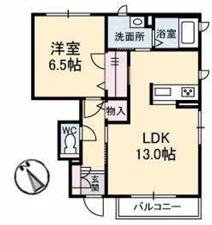 リメンブランス I棟【1階】の間取り