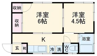 ルミノッソ市川3【2階】の間取り