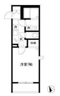 リュミエール砧【1階】の間取り