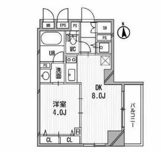 クリオ三田ラ・モード【2階】の間取り