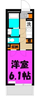 埼玉県さいたま市中央区本町東3【マンション】の間取り