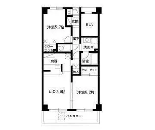 グリーン・ヒル【2階】の間取り