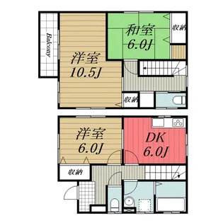 千葉県千葉市中央区浜野町【一戸建】の間取り
