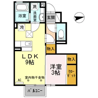 フェリシータ【1階】の間取り