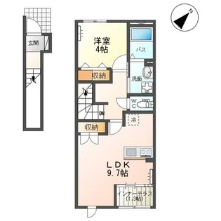 Oasis【2階】の間取り