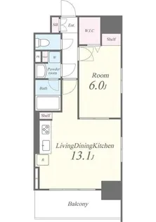 キャナルテラス品川【3階】の間取り