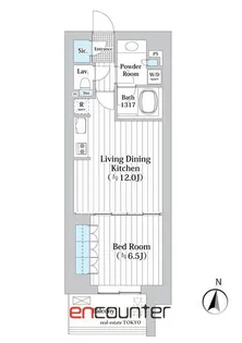 アビティグランデ砧 (B棟)【4階】の間取り