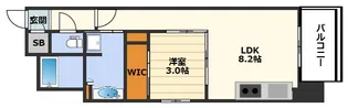 S-RESIDENCE天満橋ar【2階】の間取り