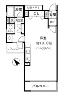 Colline白銀 コリーヌ白銀【2階】の間取り