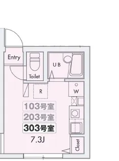 スプラウト桜台【3階】の間取り