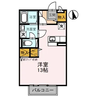カーム【2階】の間取り