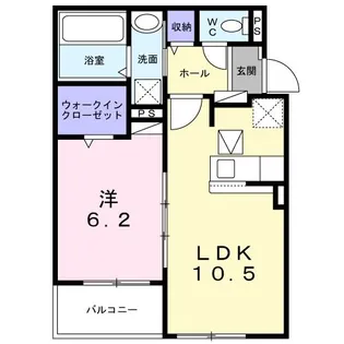 フォレストヴィラIII【1階】の間取り