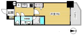 ファーストレジデンス三宮イースト【4階】の間取り