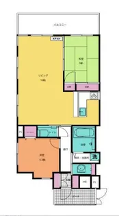 クールベ5番街【13階】の間取り