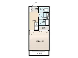 サイプレス【3階】の間取り