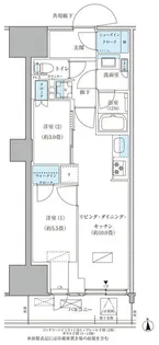 パークアクシス品川天王洲アイル【4階】の間取り