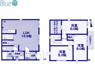 神奈川県藤沢市藤沢5【一戸建】の間取り