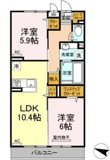 EastGARDEN綱島【3階】の間取り