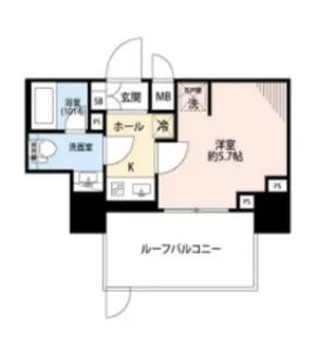 プレール ドゥーク戸越銀座通り【4階】の間取り