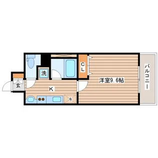 レジディア榴岡公園【9階】の間取り