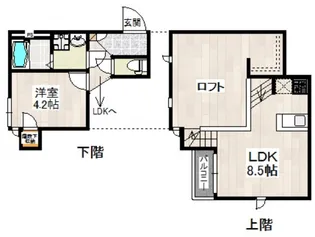 CB箱崎リヨン【1階】の間取り