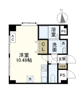 ライフピアモア元町【3階】の間取り