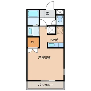 ヴェル ソレイユ【1階】の間取り
