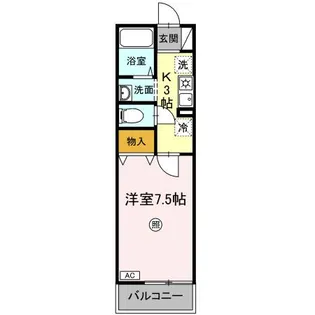 メゾンパークみずほ台【2階】の間取り