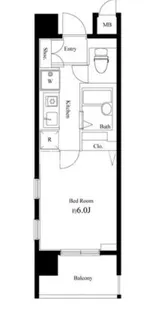 ダイナフォート日本橋【3階】の間取り