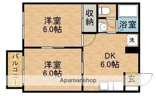 アクアマリン【1階】の間取り