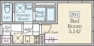 ReveResidence三軒茶屋【2階】の間取り