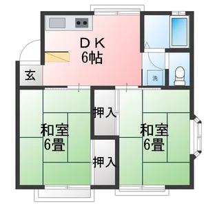 グランデュールA棟【2階】の間取り