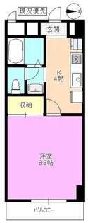 セジュール本郷【2階】の間取り