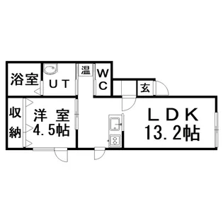 マリオット白金【2階】の間取り