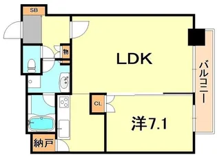 ジークレフ新神戸タワー【29階】の間取り