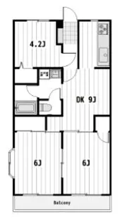 ベル・ビュー松戸【3階】の間取り