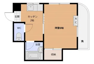 マノア草牟田【5階】の間取り