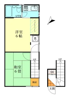 エヌカインズホーム【2階】の間取り