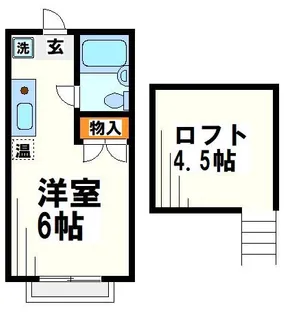 レジデンスオガサワラ【2階】の間取り