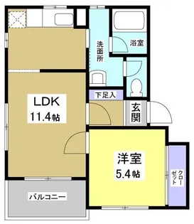 カサボニータ【2階】の間取り