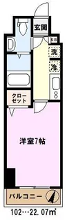 アルファコート西川口26【1階】の間取り