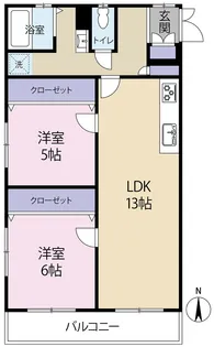 牛込マンション【3階】の間取り