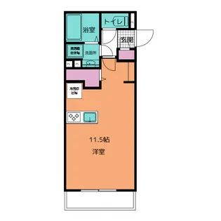 ボンヌ シャンスB【3階】の間取り