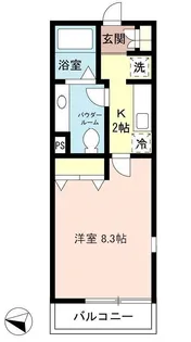エトワール常盤A【3階】の間取り