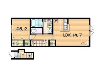 MITAKE SOLEIL(ミタケ ソレイユ)【2階】の間取り
