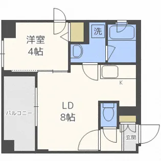 クラッセ麻生ステーション【5階】の間取り