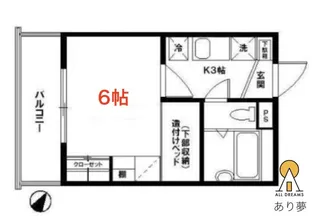 GAアーバン横浜【3階】の間取り