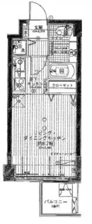 ラグジュアリーアパートメント森下【3階】の間取り