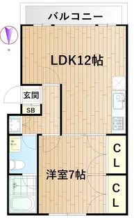 モアナ【1階】の間取り